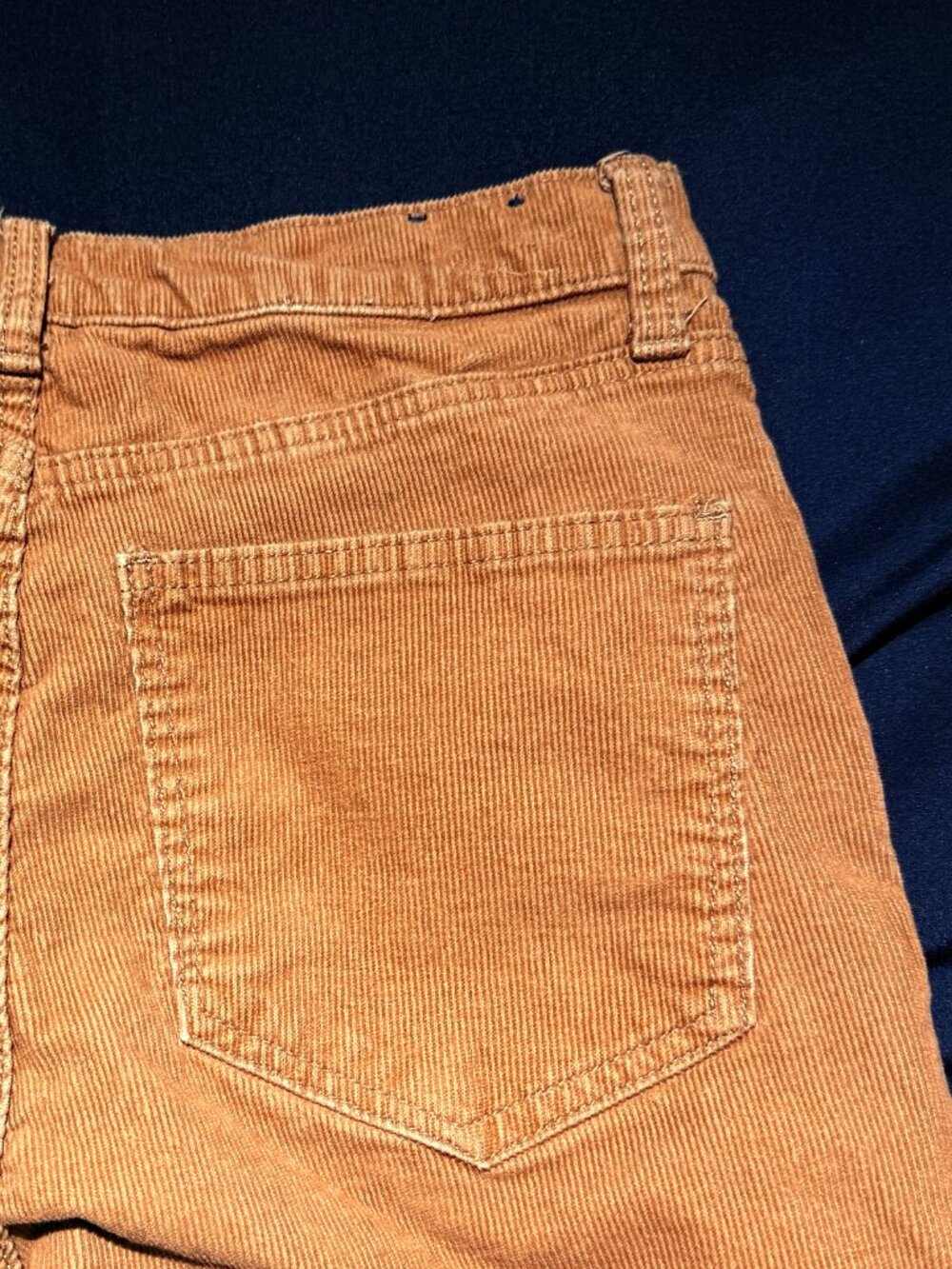 GAP Vintage Womens Corduroy 27/4L Rust High Rise Slim Retro Preppy